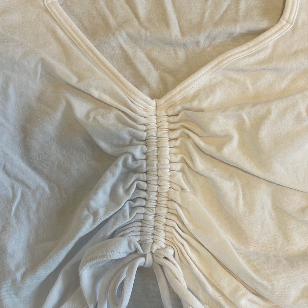 HOLLISTER long sleeved ruched top, sz XS - Picture 4 of 4